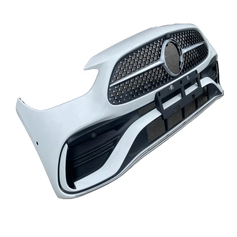 The New High Quality C-series W206 Front Sports Style Bumper Surrounds  Bar Center Mesh Air Intake Grille