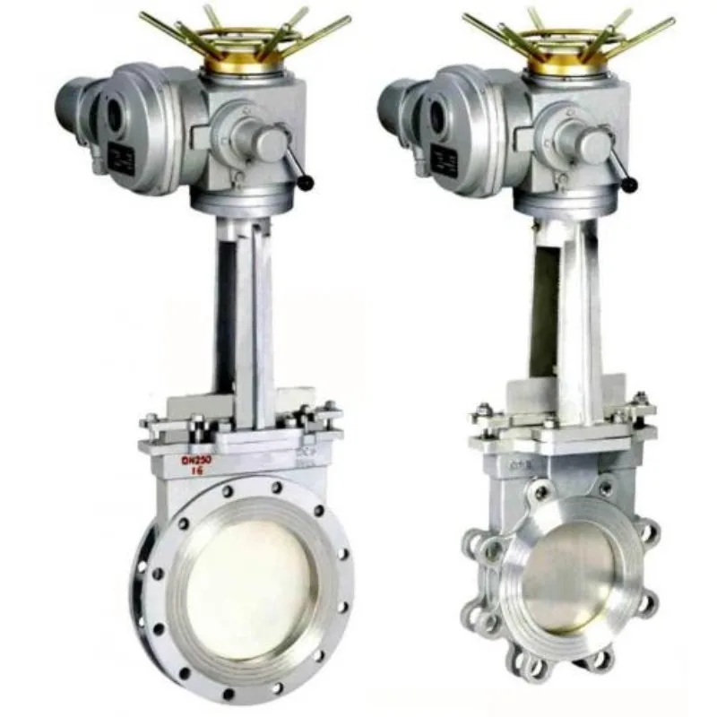 

Pz973h/F-16P/10P Series/Cast Steel Stainless Steel 304 Electric Knife Gate Valve DN50-1000