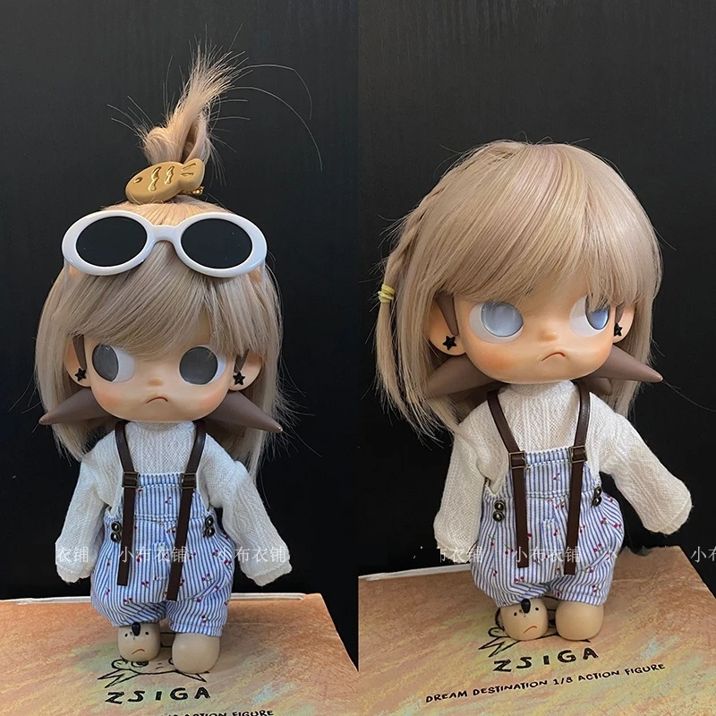 Zsiga Gazi シスターウィッグ カーリーハイライトショートストレートヘア ブライス関節人形 Bjd用