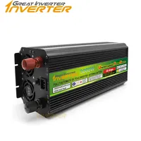 Made in China UPS Charger Power Inverter 2000W 3000W Modified Sine Wave Charger DC 12V/20A 24V/10A to AC 220V LCD Display With U