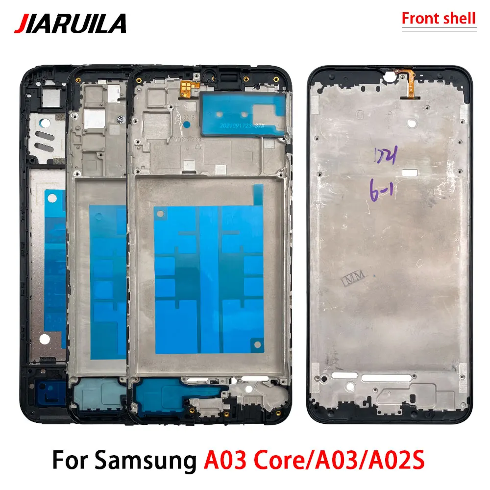 NEW Front Housing LCD Frame Bezel Plate Replacement Parts For Samsung A21 A02 A02S A03S A03 Core A04 A04S A04E A32 4G 5G A34