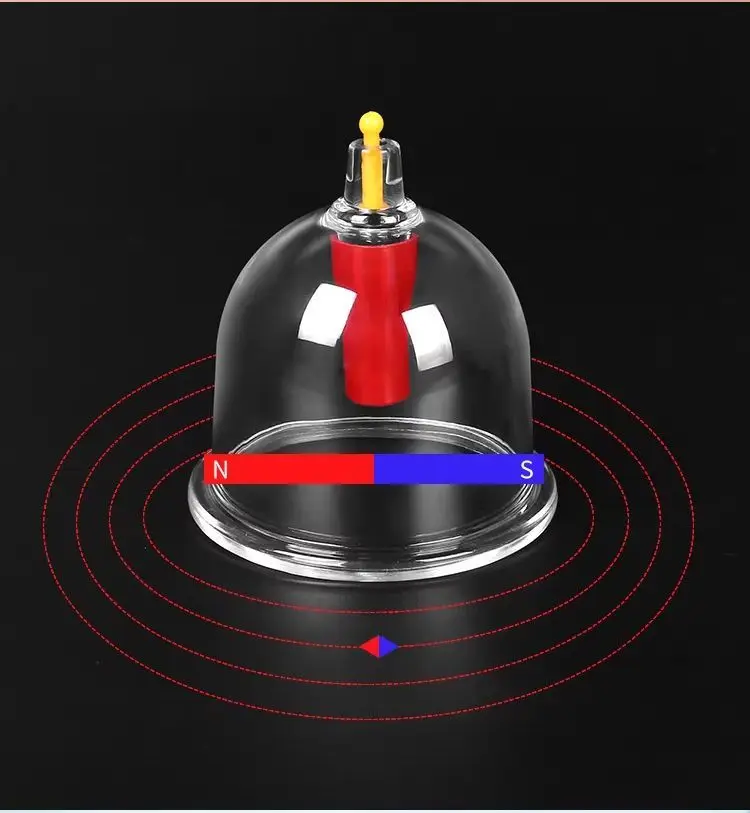 Medical vacuum cupping device Household air extraction cupping TCM beauty salon Thickened gas cupping device 6pc A complete set