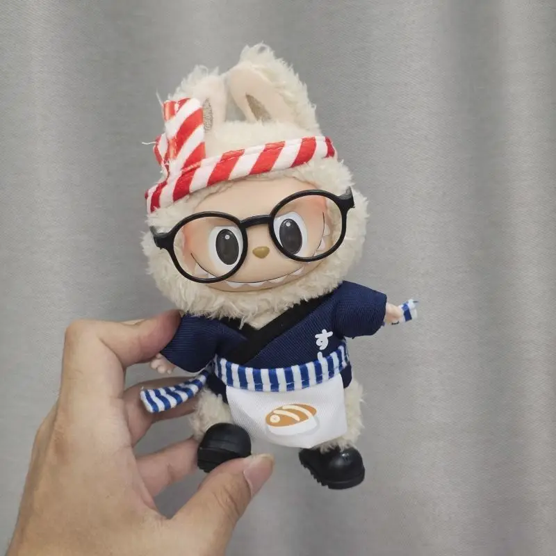 

17cm Doll Accessories For Labubu Doll New Sushi Fairy 3.0 Front High Energy Clothes Changing Accessories Toy Dolls