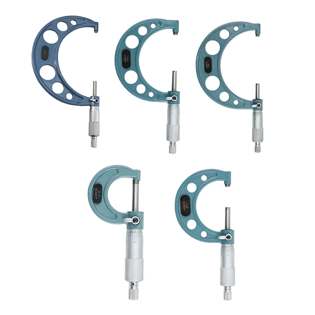 מיקרומטר מחוץ לכלי מדידה בקוטר 0-1in 2-3in 2-3 ב-4-5 אינץ 'מחוץ לספירלה מיקרומטר