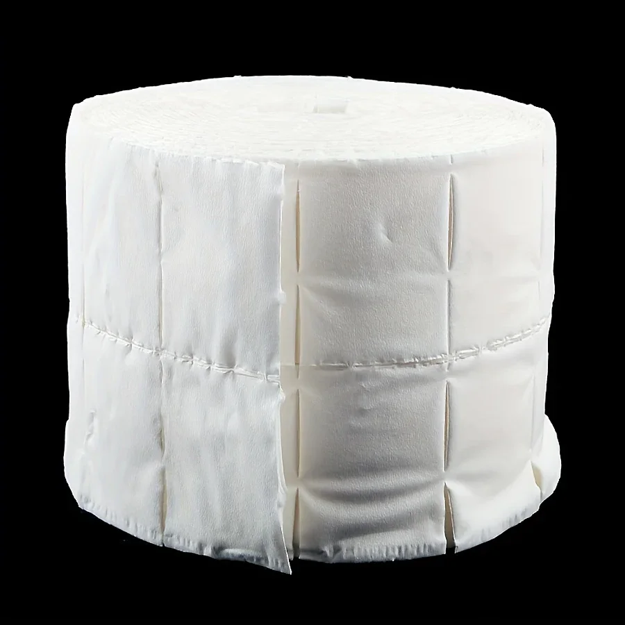 300개입 린트프리 네일 와이프 롤 패드 젤 폴리쉬 리무버 화장품 클리너 매니큐어 도구 전문가용