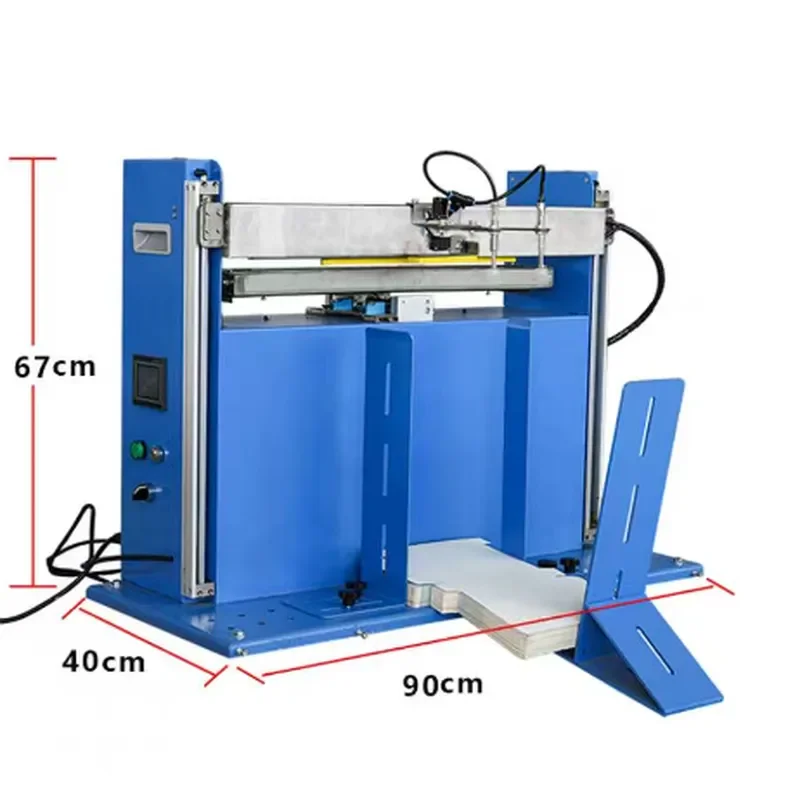 Carton Gluing Machine Automatic Box Sealing Equipment for Packaging Industry High Efficiency Adhesive Application Device