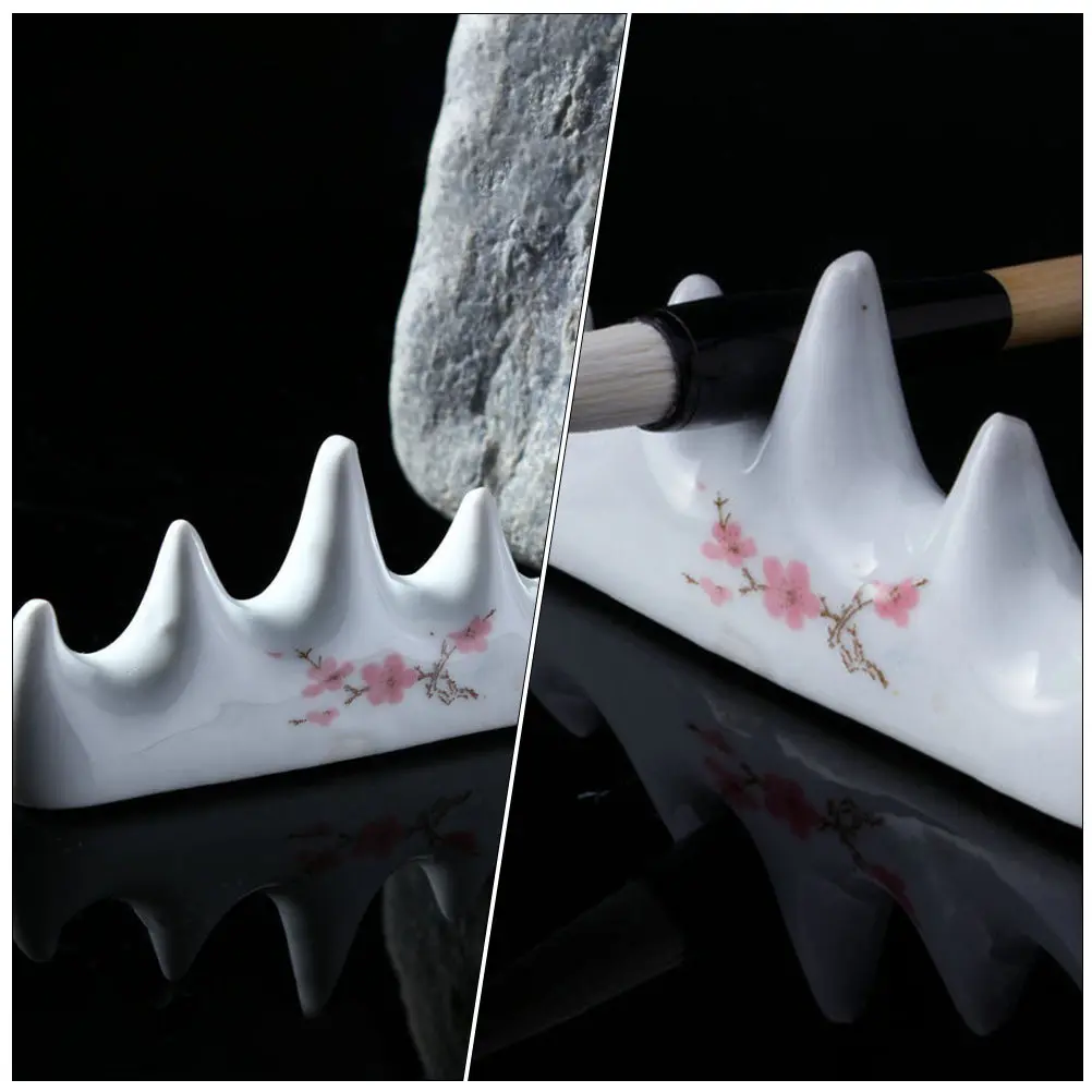 

Набор из 3 керамических подставок для каллиграфических кистей: устойчивые держатели для ручек, традиционная подставка для кистей для рисования, декор для рабочего стола, для дома и офиса