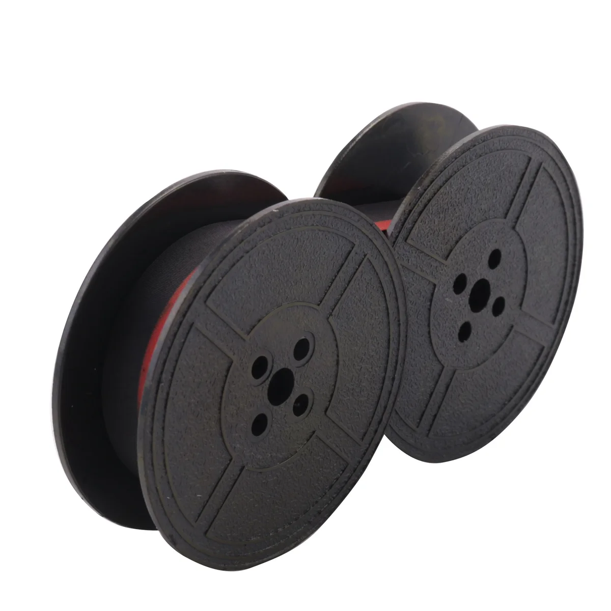 AT77 1 パック タイプライター リボン ツイン スプール タイプライター リボン 赤と黒のツイン スプール交換パック ほとんどのタイプライター用