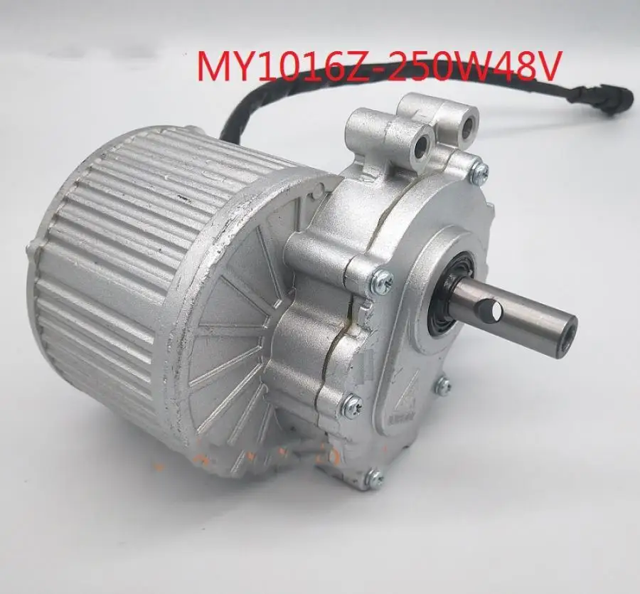 MY1016Z-250W 48V DC محرك المغناطيس الدائم للمركبة البيئية/سرعة محرك الكناس 90 دورة في الدقيقة