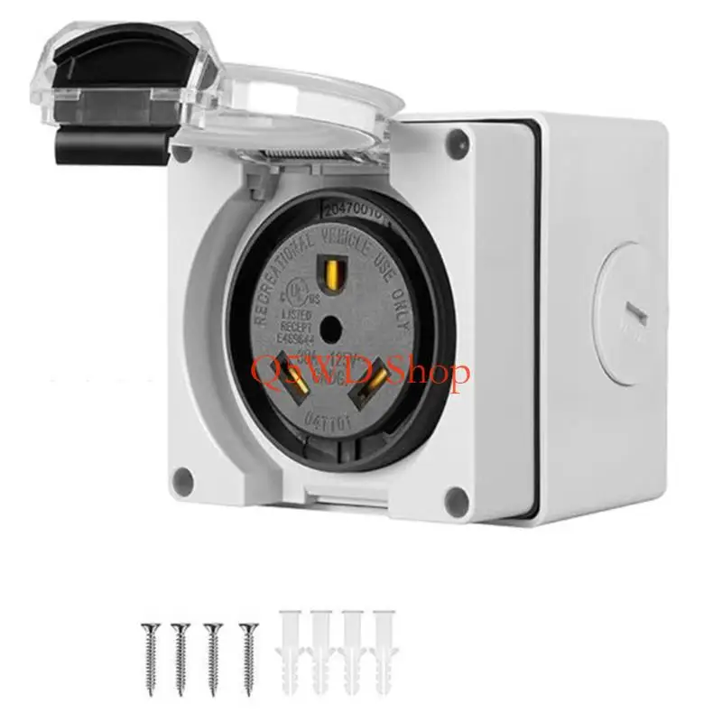 

Q5WD Комплект электрических розеток большой емкости 50R, 50 А. Надежная зарядная розетка высокой мощности для энергоемких