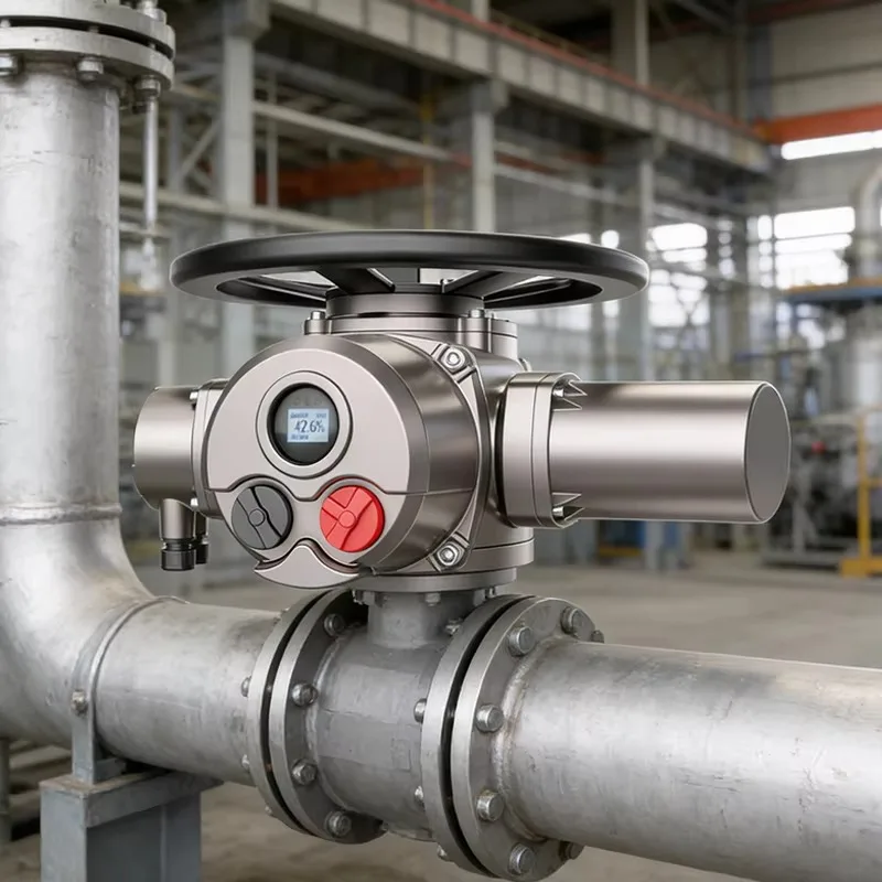 Electric gate valve regulating multi-turn electric actuator