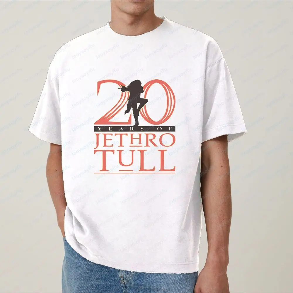 Jethro Tull - Unique Musical Style, Fun, Crazy, Masculine, Classic Cotton Short-sleeved T-shirt Suitable for Both Men and Women
