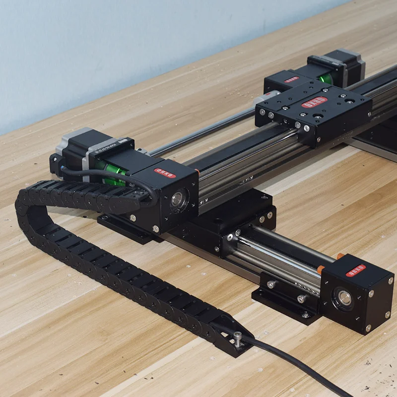 

Gantry Type Synchronous Belt Electric Linear Sliding Rail Level Module CNC Moving Rail Actuator XY Level with Motor