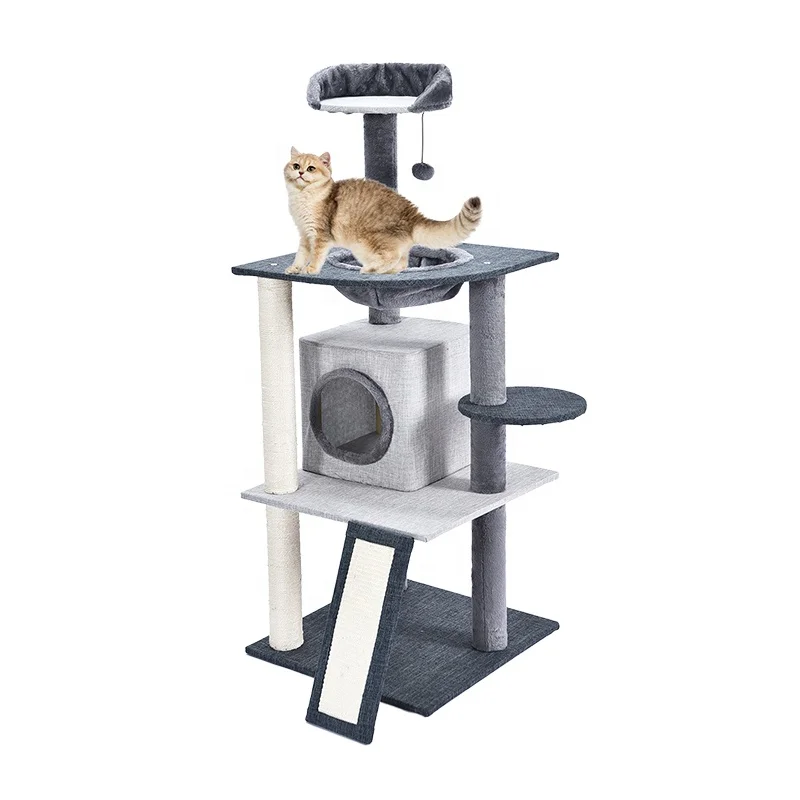 New Arrival Luxury Cat Scratching Post Tree Cat Scratcher Tower