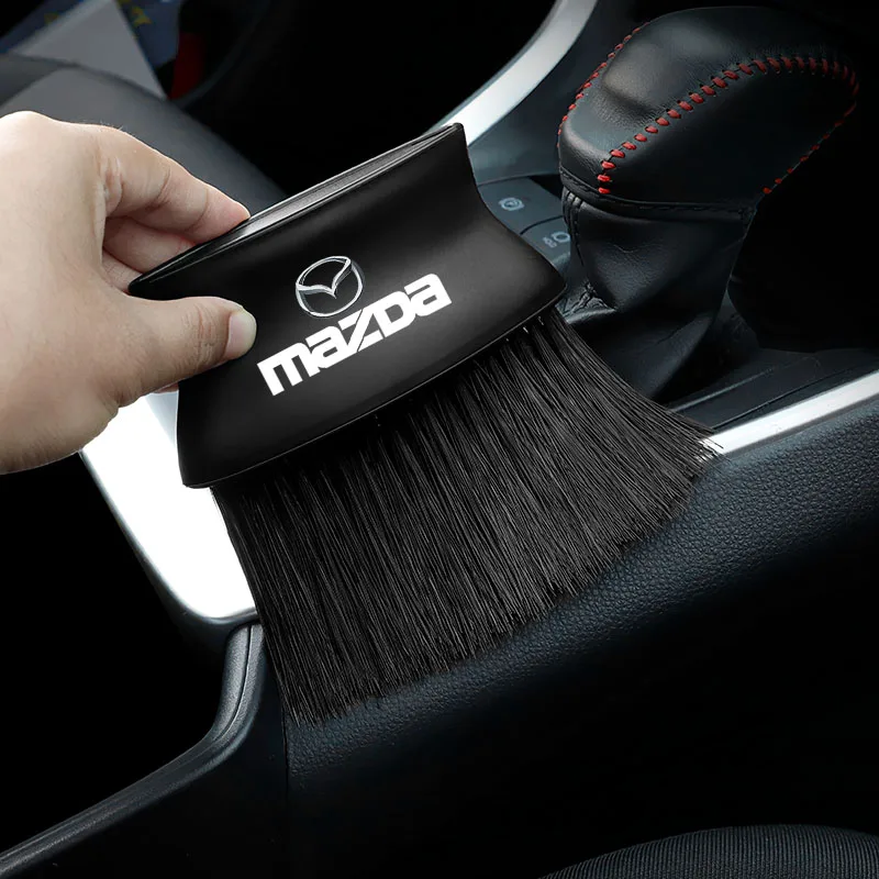 1 قطعة فرشاة إزالة الغبار سيارة منفذ الهواء تنظيف فرشاة لمازدا 3 6 CX5 2 CX3 CX9 MX5 RX8 Axela Demio Atenza MS #6