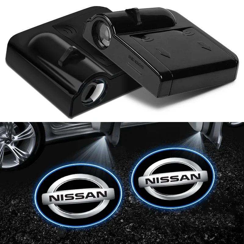 

1/2pcs LED Car door universal projector high-definition welcome lights For Nissan X-Trail T32 Qashqai Tiida Teana Car Styling