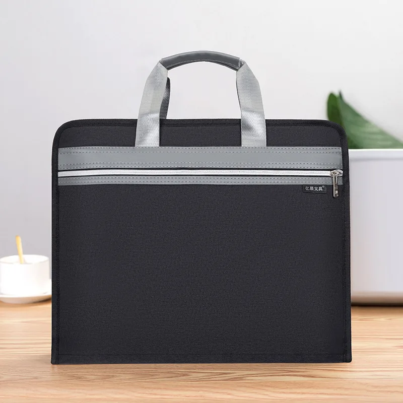 เอกสารกระเป๋าสําหรับชายธุรกิจ Oxford อย่างเป็นทางการ Conference วัสดุกระเป๋าหนังผู้หญิงกระเป๋าแล็ปท็อป Bolso Marca Lujo Sac