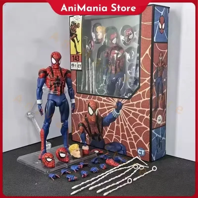 

MAFEX No 143 Spider Man Ben Reilly Comic Version Action Figure The Amazing Spider Man Collectible Model Toy for Adults