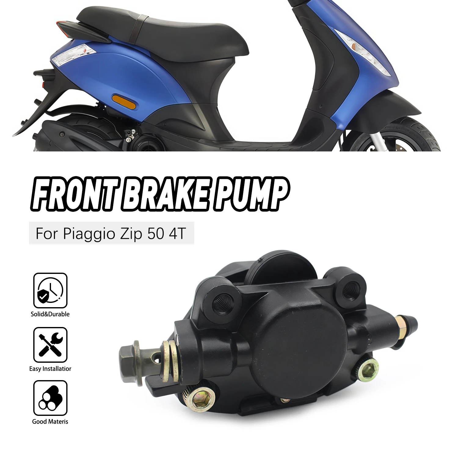 

Scooter Front Brake Caliper Replacement Motorcycle Brake Caliper Assembly For Piaggio Zip 50 4T Sfera 50 LX 125 F12 LBMC25C