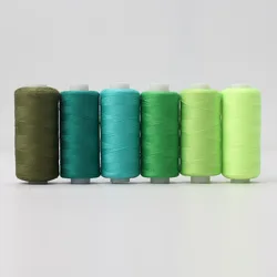 Household Multi-Color 402 Sewing Thread Hand Sewing Diy Polyester Thread Sewing Accessories Embroidery Spools Stitch 6PCS/Set