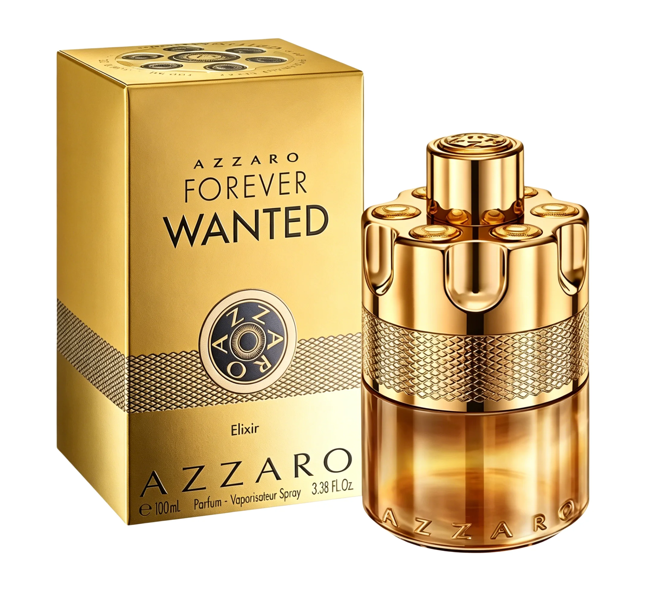 Azzaro - Forever Wanted Elixir - Mens Cologne - With Notes of Raspberry, Cardamom, and Leather Accord  100ML