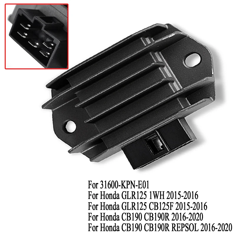 Voltage regulator rectifier For Honda CB190 CB190R REPSOL CB 190 190R 125F 2016-2020 GLR125 CB125F GLR 125 1WH 31600-KPN-E01