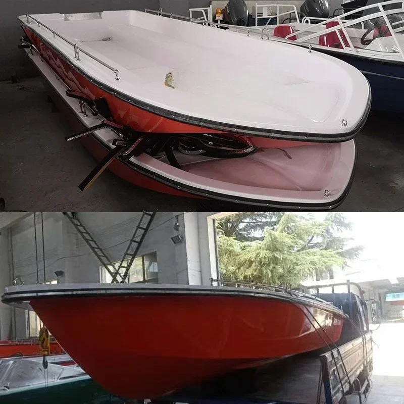 Flood control emergency fire assault boat, lifeboat fiberglass boat