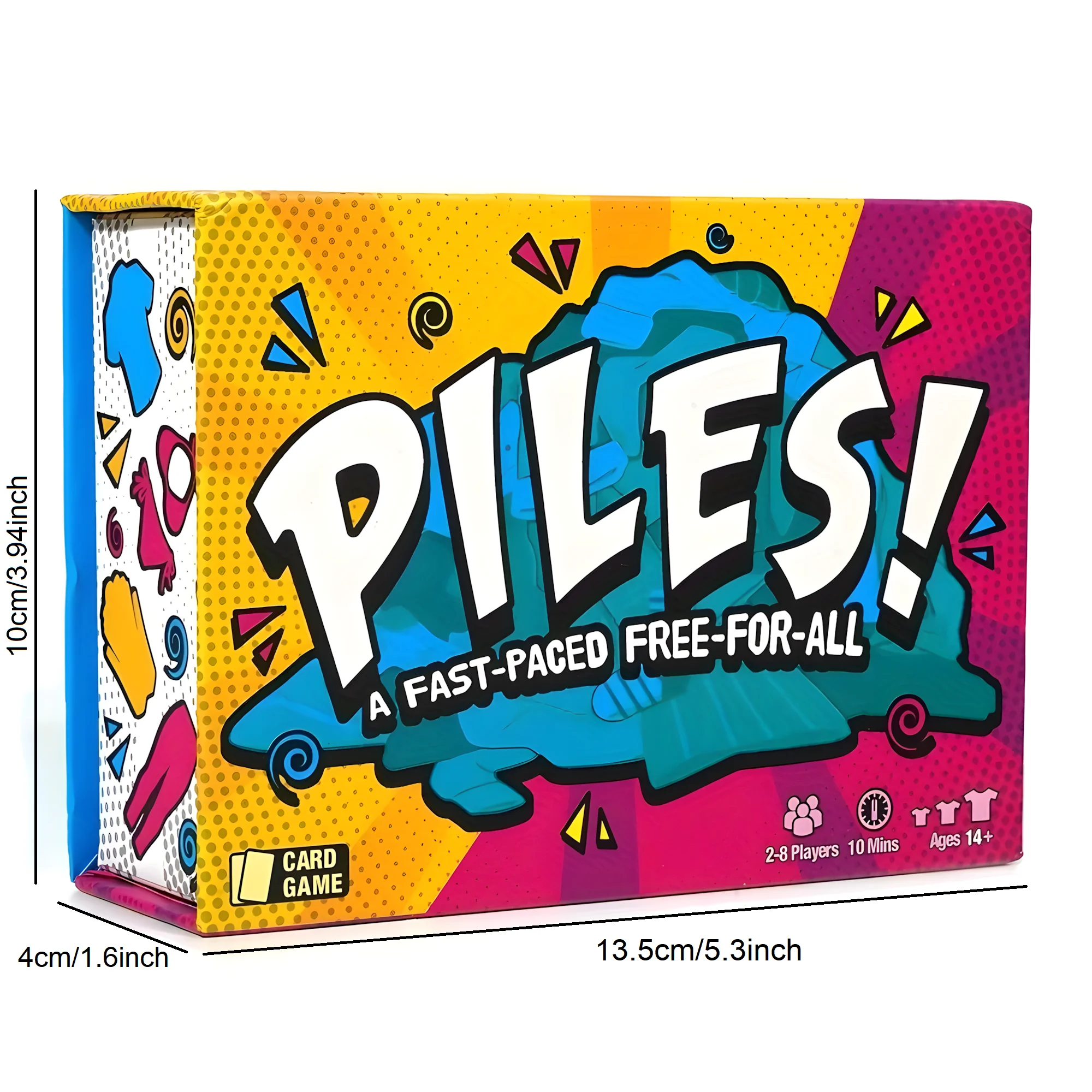 Piles! Card Game-Fast-Paced Family & Party Games for Kids & Adults-Memory Challenge for Game Night- Travel &Holiday Board Games