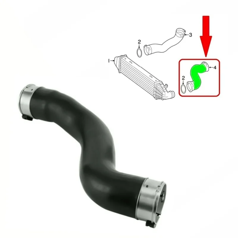 المبرد توربو خرطوم الأنابيب توربو شواحن أجزاء المحركات لمرسيدس C الفئة C180 C200 C220 C250 Cdi 2045282182 2125280000