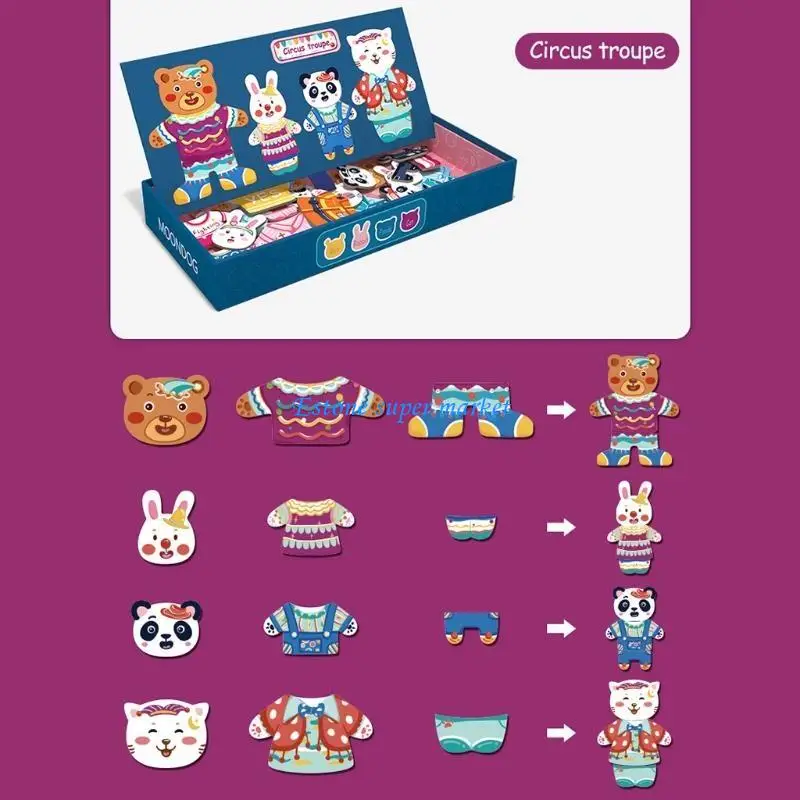 090B Kids Game Improve Intelligence Toy Matching Educational for Play Preschool Table Toy Best Gift