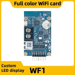 LED Digital Signage HD-WF1 RGB Full Color Module HUB75 Motherboard Graphics Card LED Display Screen USB Port WiFi Control Card