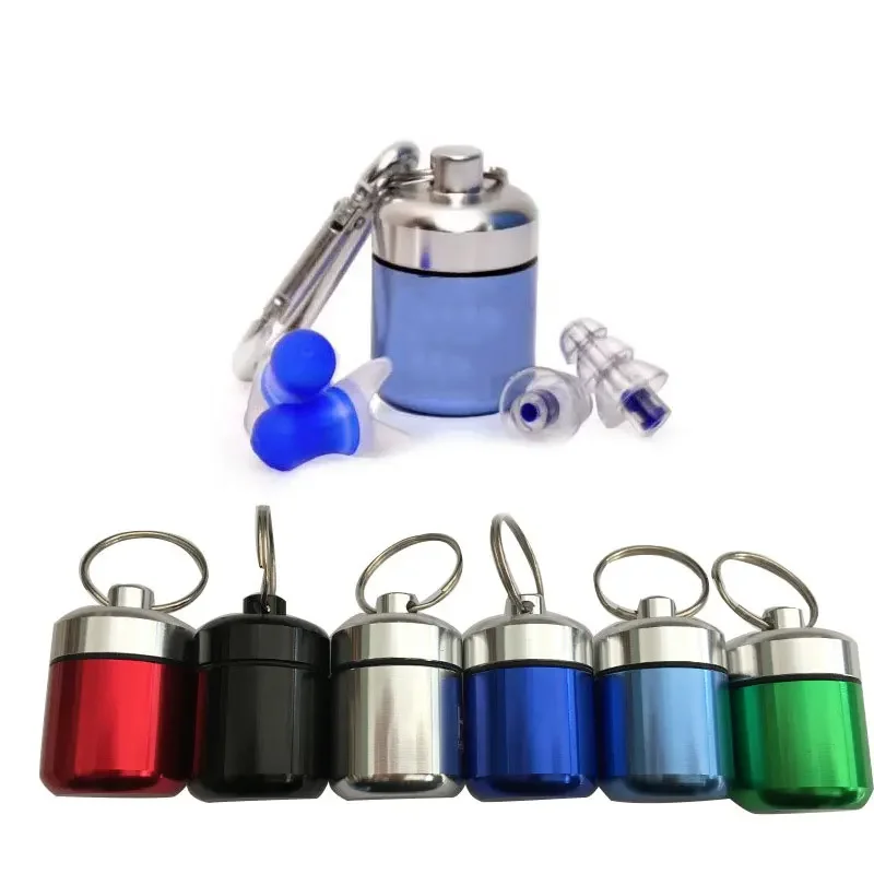 Drug Bottle Holder Aluminum Alloy Medicine Containe Portable Pill Box Waterproof Aluminum Can Coin Earplug Storage Bottles