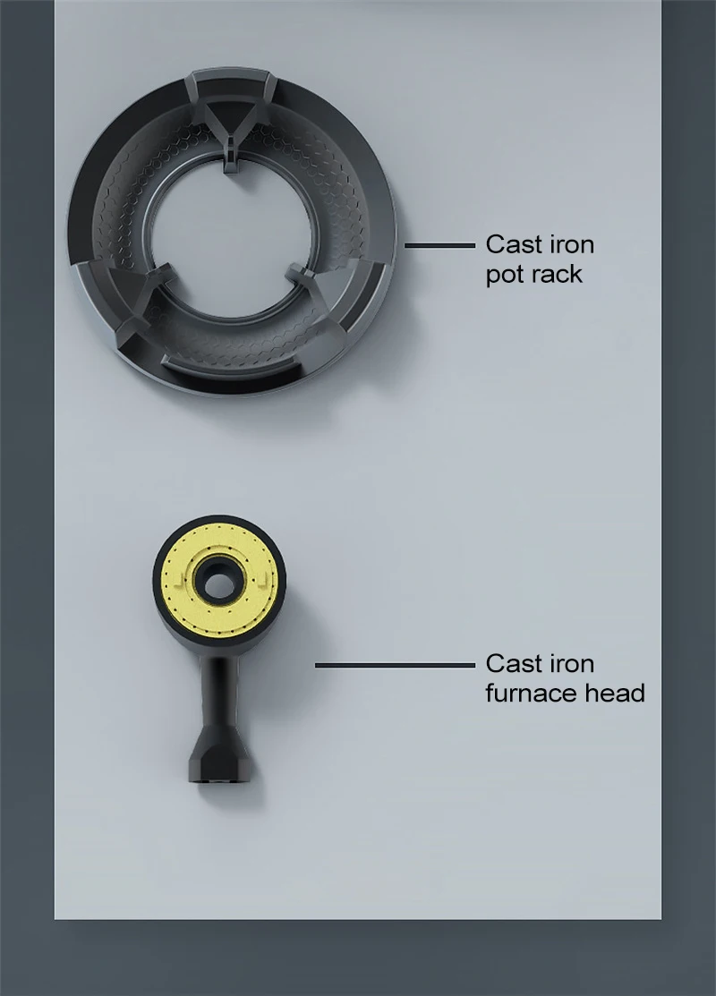 Утолщенная газовая плита из нержавеющей стали, бытовая плитка со сжиженным нефтяным газом, импульсная печь с электронным зажиганием