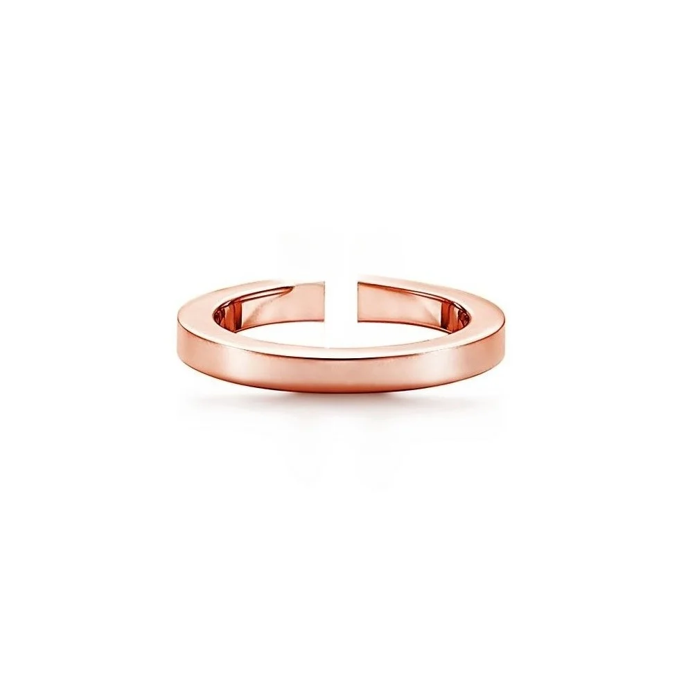 Elegant Slim Plain Band Ring Polished Finish Metal Finger Ring Minimalist Stackable Jewelry for Ladies Daily Wear Wedding Engagement Present Fashion Accessories
