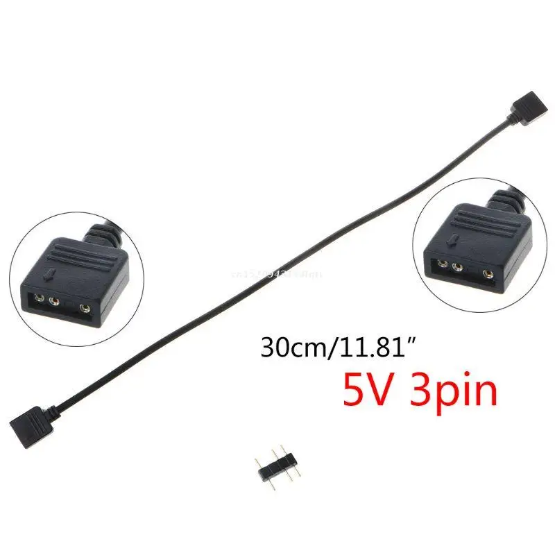 5V 3Pin Interface Transfer Verlängerung Kabel RGB Splitter Cord für A-SUS MSI Motherboard Aura Sync Hub Dropship