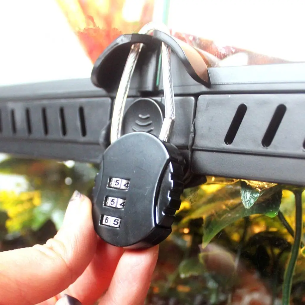 Luggage Combination Lock Compact Coded Padlock Zinc Alloy Secure Lock for Lizard Cage Accessories Snake Enclosure Accessories