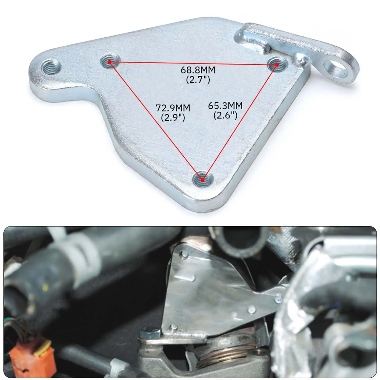 Egr Valve Cooler Kit Stable Performance Convenient Installation Valve Cooling Repair Replacement for Duramax 2011-2015 6.6L