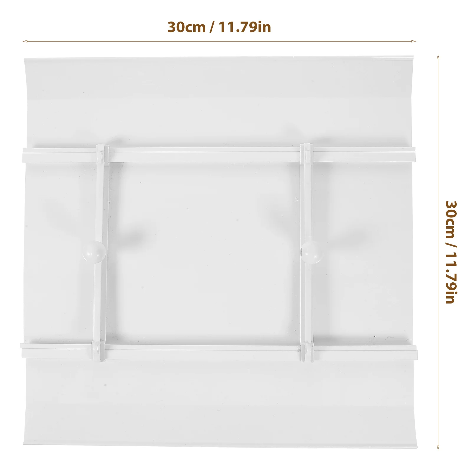 تكييف الهواء المركزي الرياح منحرف يربك ل 30x30 سنتيمتر مربع تنفيس متعدد زاوية قابل للتعديل البلاستيك لا اللكم سهلة #6