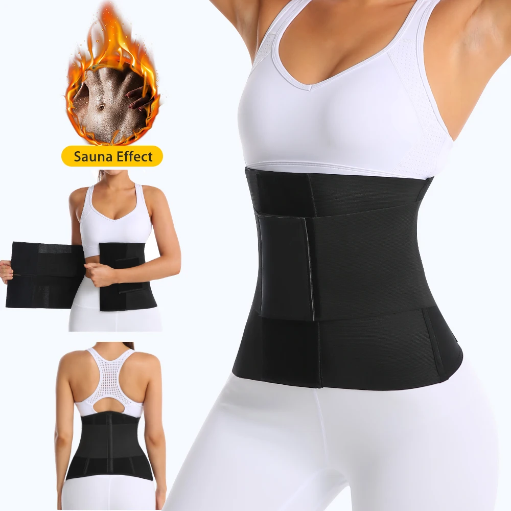 

Sauna Sweat Belt Sports Waist Trainer Body Shaper Corset Shapewear Women Neoprene Thermo Slimming Belly Sheath Losing Weight