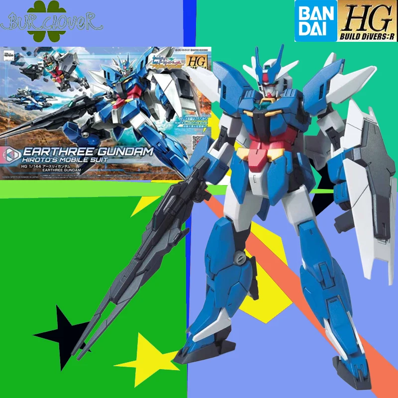 

GENUINE BANDAI 1/144 HGBD:R 001 EARTHREE GUNDAM HIROTO'S MOBILE SUITHIGHLY PLAYABLE ASSEMBLY TOYS