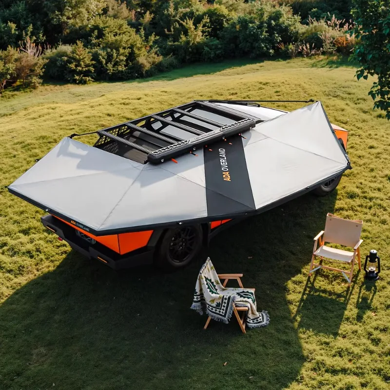 270 Degree Vehicle Awning, Free Standing Offroad Tent, Retractable Side Canopy, Waterproof Camping Shelter, for Overlanding Car