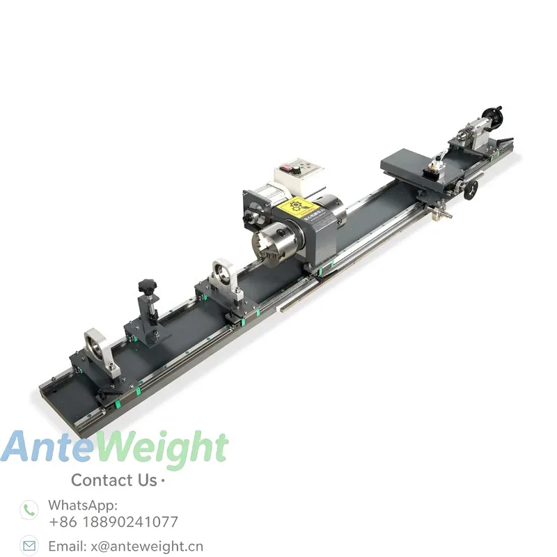 High-precision Double-spindle Double-chuck Double-track Billiard Cue Repair Lathe Billiard Cue