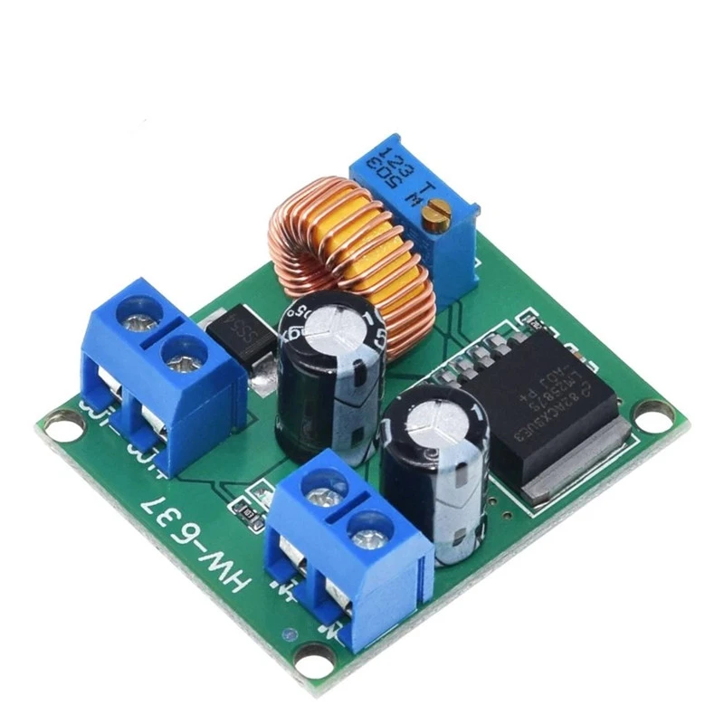 DC adjustable boost module LM2587 high power boost stabilized power supply board 3V5V12V to 19V24V30V36V