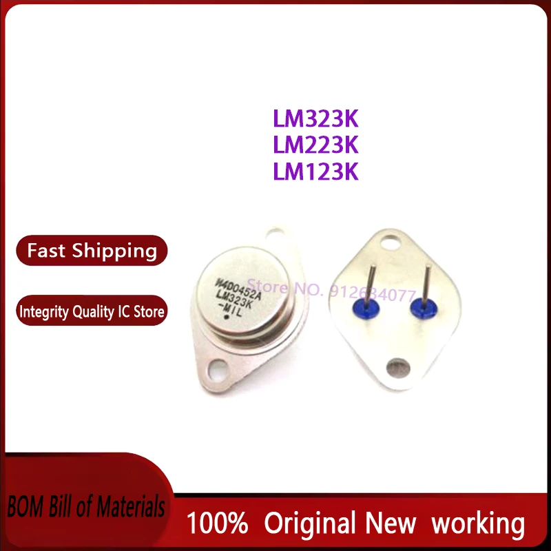 10PCS/LOT LM323K LM323 LM223K LM123K TO-3 3A 5V 100% Brand New Original