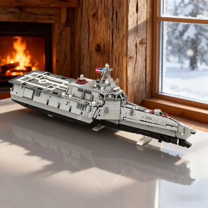 

1529pcs MOC USS Independence LCS 2 Creatored Model Building Blocks Toy Architecture DIY Christmas Gift Creative Idea Brick Kids
