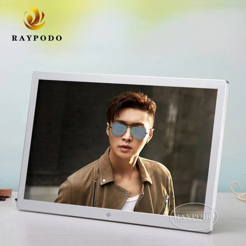 RAYPODO 17 Inch Digital Photo Frame digital display system interactive digital signage solutions best large digital photo frame