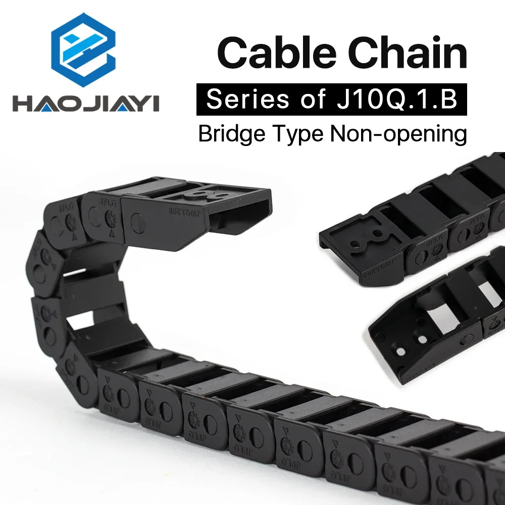 Cable Chain 10*10 10*15 10*20 mm 1M Non Snap-Open Plastic Towline Transmission Drag Chain Machine