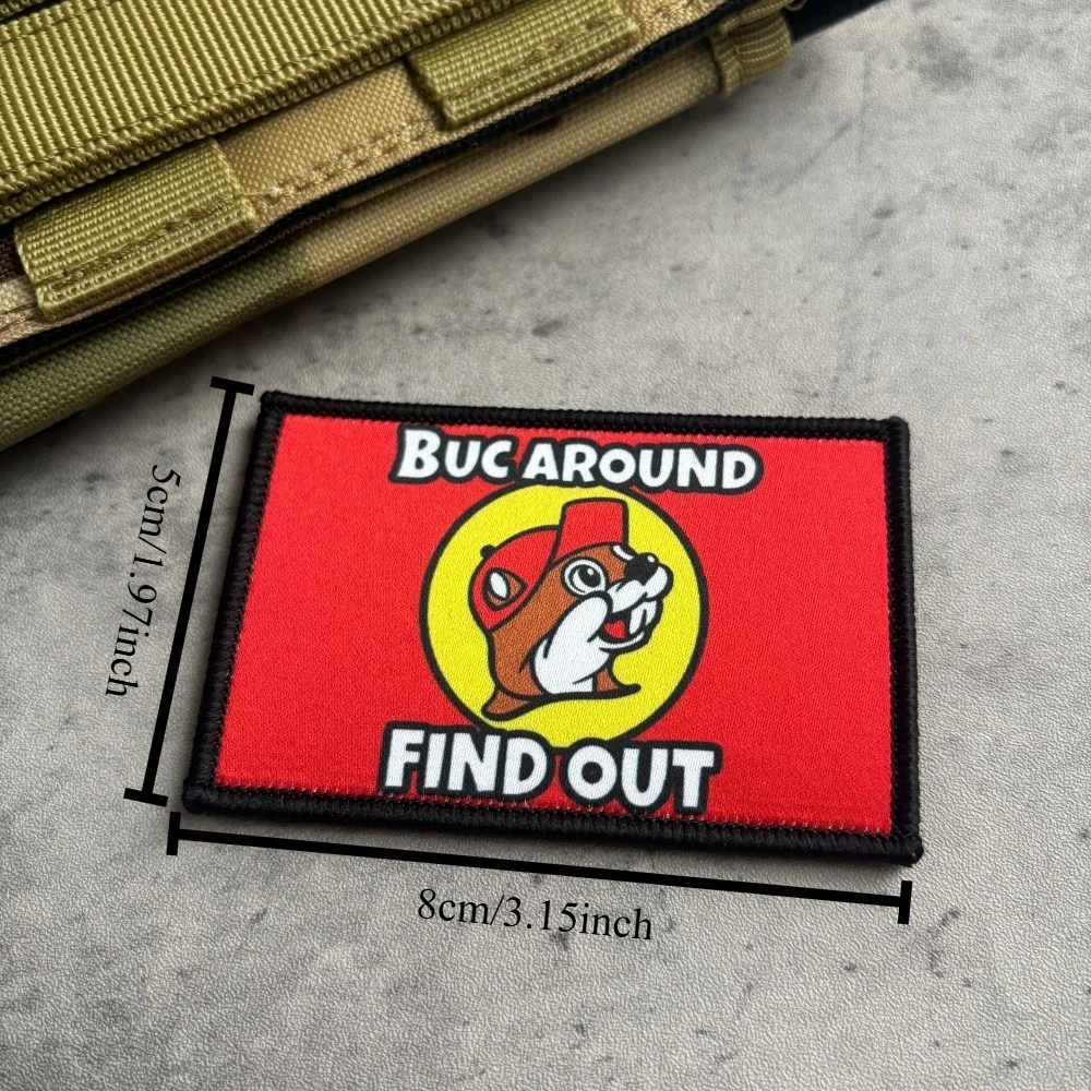 Parche táctico moral castor con velcro para mochilas - imagen 4