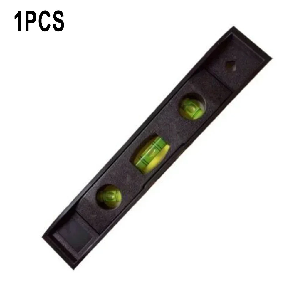 150mm Horizontal Ruler 3 Bubble Spirit Level Magnetic Plastic Shell Portable Spirit Level Tool Measure Tool Machinery Leveller