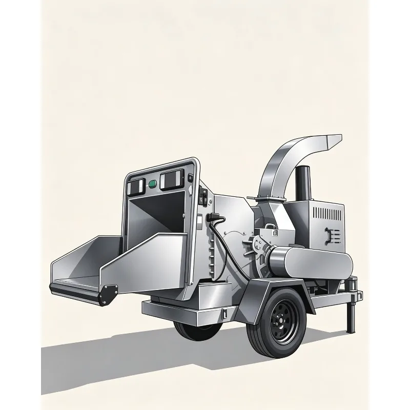CE Certificate Crawler Mobile Wood Crusher High Performance Electric Wood Chippers Shredders Wood Grinder Tree Branch Crusher